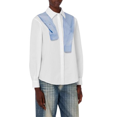 THE PRINTED COTTON POPLIN SHIRT